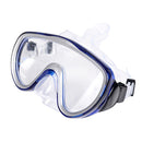Swimming Glasses Adults Women Men Outdoor Snorkeling Diving Goggles (Blue)