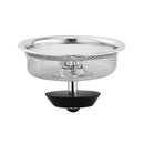 Stainless Steel Kitchen Water Sink Filter Washbasin Drain Hair Catcher Bath Plug