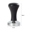 Wooden Handle Stainless Steel Coffee Powder Hammer Espresso Maker Powder Press