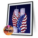 5D DIY Diamond Painting Full Round Diamond Flag w792 Newly