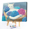 Cat Frameless Oil Paint by Numbers Kit Coloring on Canvas Handpainted Handicraft