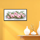 Home 11CT Printed Part Embroidery Fresh Flower Needlework DIY Cross Stitch Kit