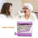 Dental Orthodontic Cotton Roll Dispenser Press Type Box Organizer (Pink) Newly