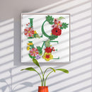 #A 5D DIY Diamond Drawing Kits Special-shaped Partial Drill Word Painting Crafts