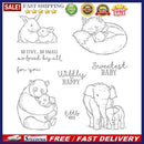 Hand-painted Transparent Stamps Silicone Seal DIY Card Making Decorative Cr