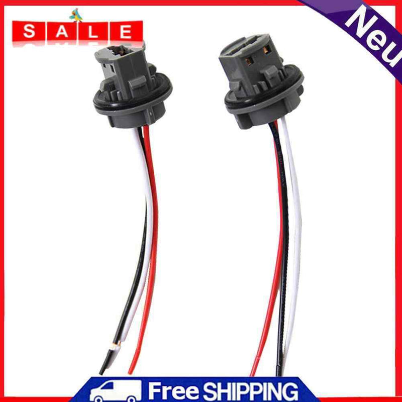 2pcs T20 7443 Car Bulb Lamp Socket Car LED Light Plug Wiring Holder Connector
