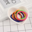 Girls Elastic Super Thin Rubber Ponytail Holder Hair Ropes Telephone Wire