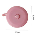 2m Retractable Measure Tape Kid Height Size Gauge Measurement Ruler (Pink)