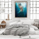 40x50cm Frameless Oil Paint By Numbers Girl Back DIY Canvas Picture Craft