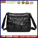 Women Shoulder Bag PU Leather Crossbody Bag Multi Pockets Messenger Purse Bags