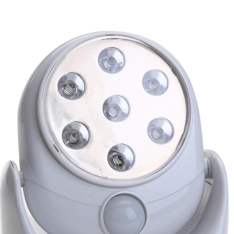 7LED 360 Degree Rotary Motion Detecting Bedroom Corridor Night Light