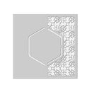 Hollow Flower Panel Border Metal Cutting Dies Paper Cards Cut DIY Craft Y4B9