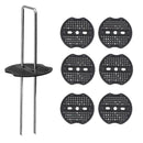 U-shape Clamp Fixing Washer Horticultural Planting Yard Garden Nails T0L8