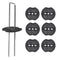 U-shape Clamp Fixing Washer Horticultural Planting Yard Garden Nails T0L8