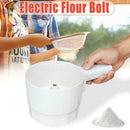 Cordless Electric Flour Sieve Battery Operated Sifters Hand-Held White X0B9
