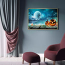 Halloween ghost 50x40cm Oil Paint By Numbers DIY Painting