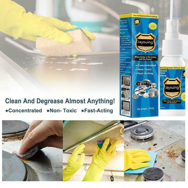 30ml Magic Degreaser Cleaner Spray Home Kitchen Bathroom Dirt Dilute Clean