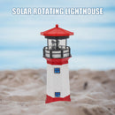 Lighthouse Solar LED Light Garden Outdoor Smart Sensor Rotating Lamp (Red) Newly
