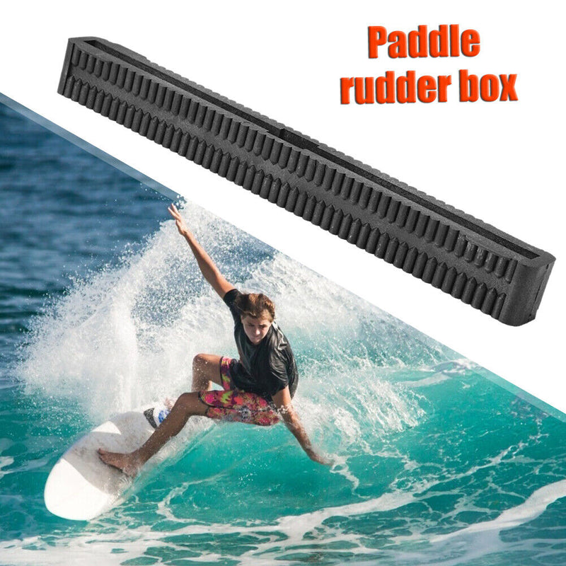 10.5 inch Fin Box Long Surfboard Center Fin Box Surfing Accessories (Black)