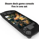 5-in-1 Games Console Accessories Set for Steam Deck Console Host Bracket Kit