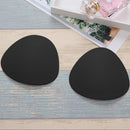 1 Pair Women Bikini Push Up Sponge Bra Pad Breathable Chest Pad (Black) Newly