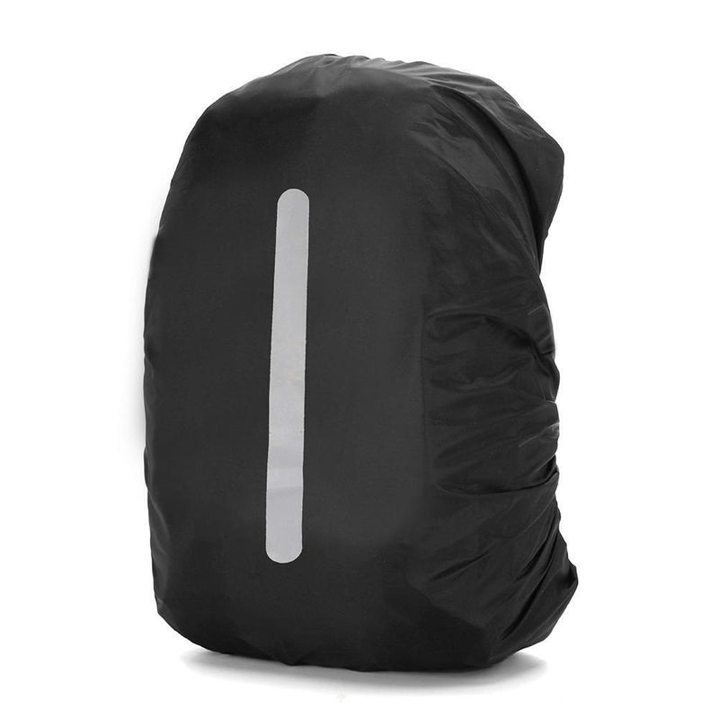 Reflective Waterproof Backpack Rain Cover Outdoor Safety Cover (Dark Blue)