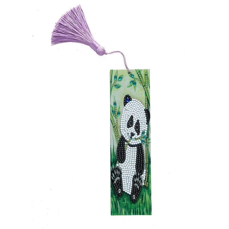 Special Shaped 5D DIY Cartoon Diamond Painting Bookmark (Panda - AA254) Newly