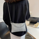 Fashion Rhinestone Messenger Bag Shiny Chain Ladies Envelope Crossbody Handbags
