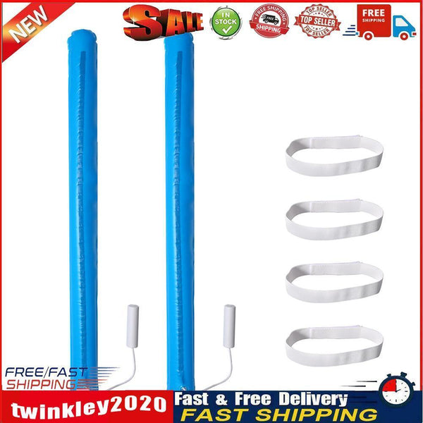 Foldable Camping Lantern RGB LED Inflatable Emergency Tent Lights (2 Sets) Newly