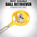 8 Sections Extandable Golf Ball Retriever Picker with Automatic Locking Sco