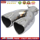 Dual Exhaust Tip Bolt-on Heart Edge Stainless Steel Tailpipe Tip 2.5 inch I
