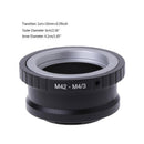 M42 Lens to Micro 4/3 M4/3 Adapter Ring for Panasonic G1 GH1 Olympus E-P1 EP-2