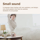 Retro Bluetooth-compatible Speaker Classical Subwoofer Music Player (Pink) Newly
