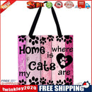 Footprint letters Printed Shoulder Shopping Bag Casual Large Tote Handbag