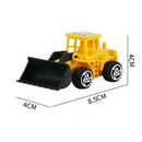 6 Pcs Digger Tractor Baby Toys Shower Birthday Cake Toppers Party C9L1 D1I0