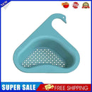 Colander Sink Strainer Kitchen Sink Shelf Faucet Hanging Drain Rack (Blue)