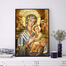 Full Drill Mosaic Craft Picture DIY Religion Love Diamond Painting Poster Decor