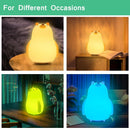 Night Lamp Touch Sensor Night Lights Clap Instant Light Bear Silicone