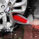 Car Wheel Hub Cleaner Brush Auto Tyre Tire Rim Scrub Cleaning Mud Remover Newly