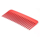 Wide Tooth Combs Detangling Reduce Hair Loss Salon Brush Hair Care (Red)