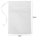 100pcs Empty Scent Drawstring Tea Bag Seal Filter Herb Spice Pouch (8x10cm)