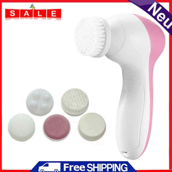 Portable Electric Facial Cleanser Brush Face Wash Skin Pore Cleaner Massager