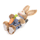 Easter Bunny Ornaments Cute Straw Simulation Rabbit Photography Props (E) Newly