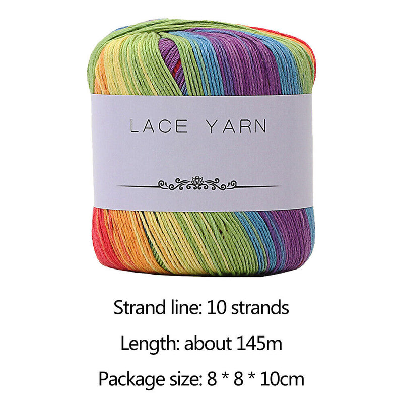 40g 10 Beach Worsted Section-Dyed DIY Crochet Thread Hand Knitting Sweater Yarn