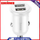 Baseus Grain Pro Car Charger 2.4A+2.4A Dual USB Fast Charging Adapter for Phone