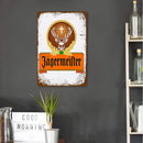 Weatherproof Chic Calligraphy Painting Sign Iron Painting Wall Drawing (1) Newly
