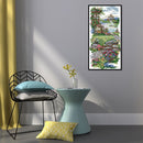 14CT Partial Cross Stitch Garden Path Stamped DIY Kits Handmade Embroidery