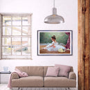 Full Round Drill Diamond Painting 5D DIY Ballet Girl Rhinestone Mosaic Picture