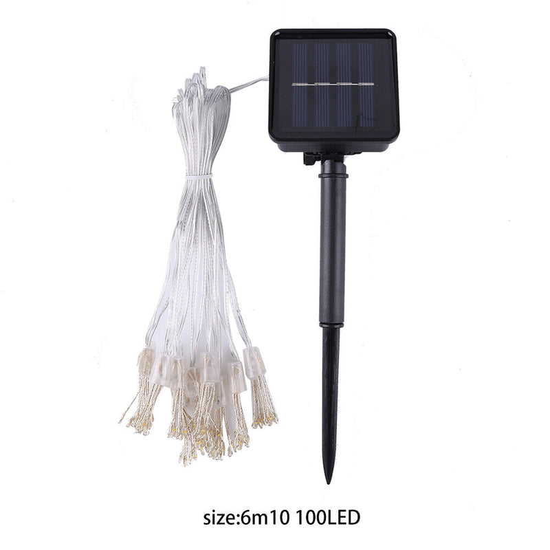 Dandelion Fireworks String Lamp Christmas Tree Home Decor (Solar 100LED) Newly