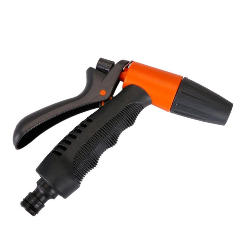 Garden Irrigation Sprinkle Watering Water Gun w/2.5m Spring Hose Connector
